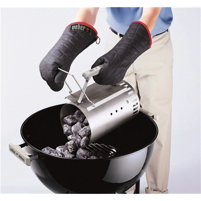 Vendita online Kit ciminiera di accensione BBQ Weber + 2 Kg. carbonella + 3 cubetti